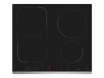 Table de cuisson BRANDT BPI449X  Table de cuisson à induction  4 plaques de cuisson  Niche  largeur   cm  profondeur  49 cm  noir  avec avant biseauté